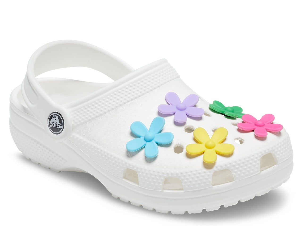 Crocs hotsell with flowers