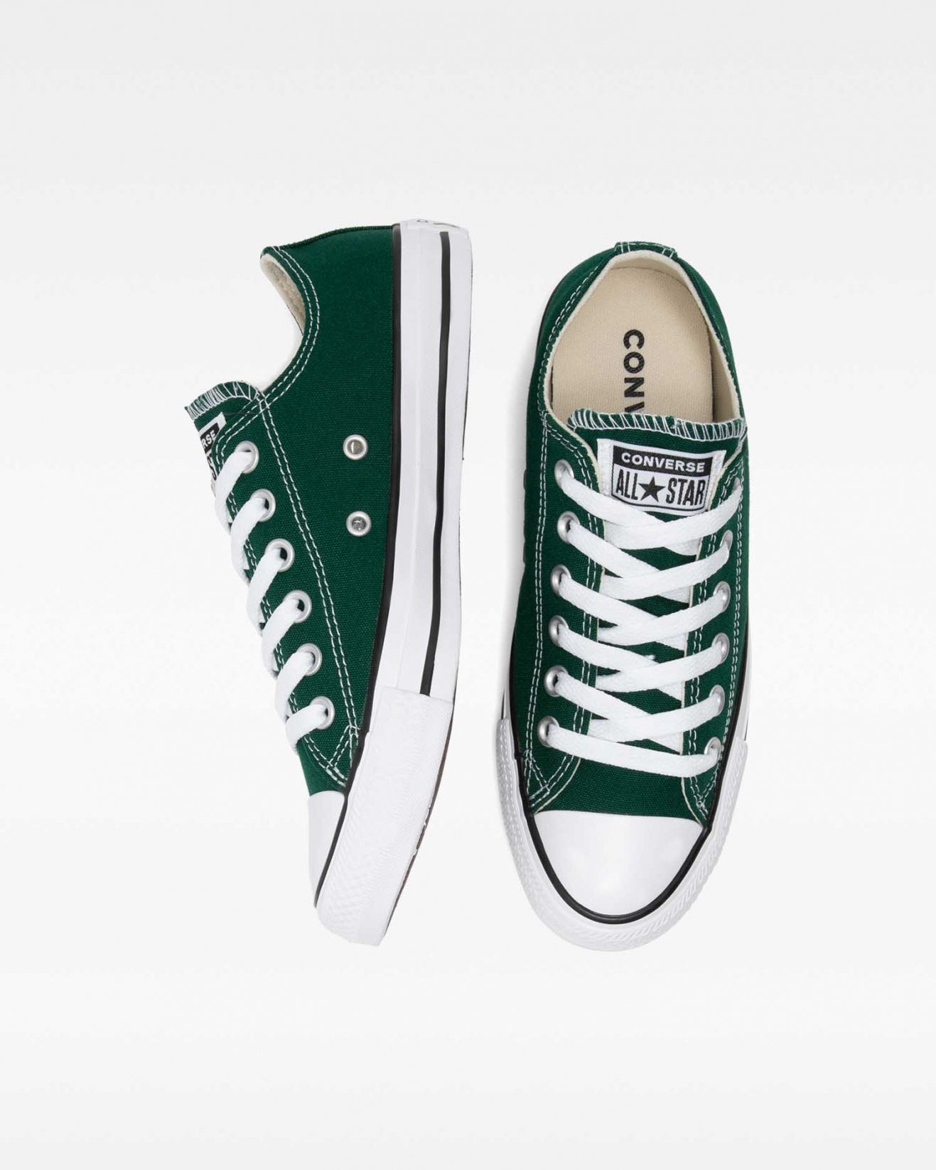 Green low top chuck taylors Clearance