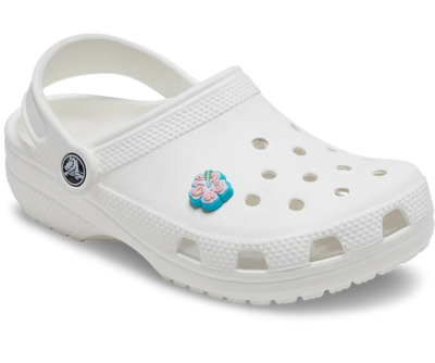 Crocs Jibbitz Blue Hibiscus Gr8 Gear NZ