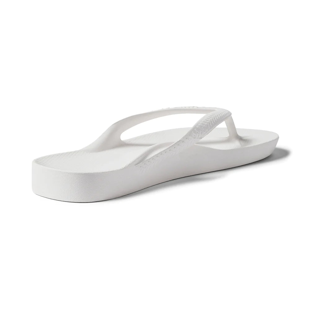 Archies Arch Support Jandals White Gr8 Gear NZ