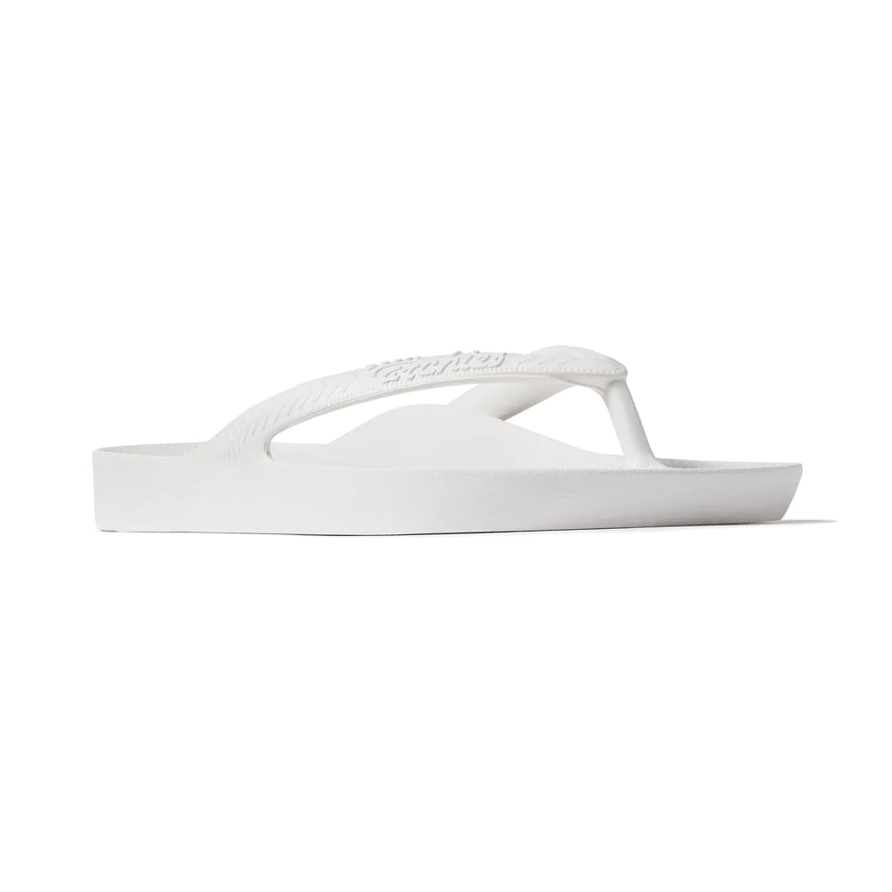 Archies Arch Support Jandals White Gr8 Gear NZ