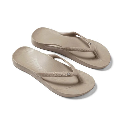 Archies Arch Support Jandals Taupe Crystal Gr8 Gear NZ