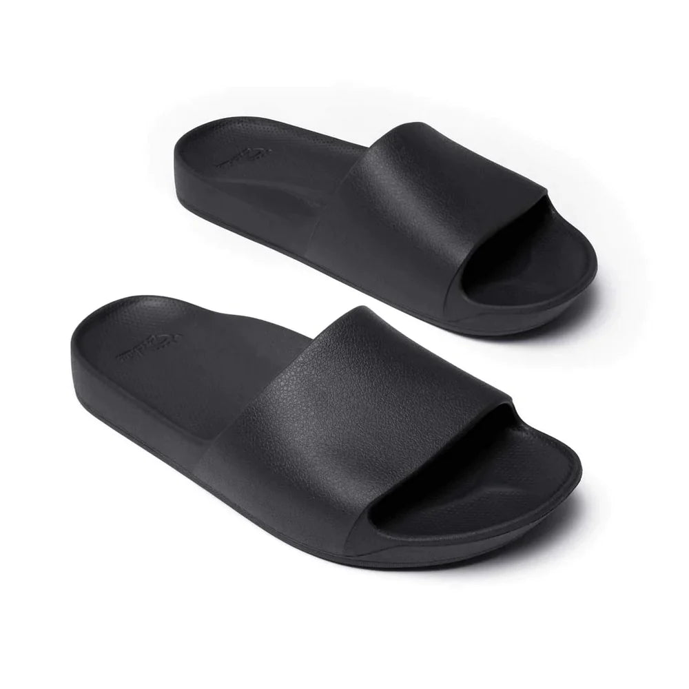 Archies Arch Support Slides Black Gr8 Gear NZ