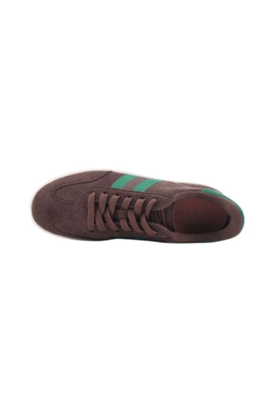 Alfie & Evie Attitude Croc/Forest Leather Sneak Gr8 Gear NZ