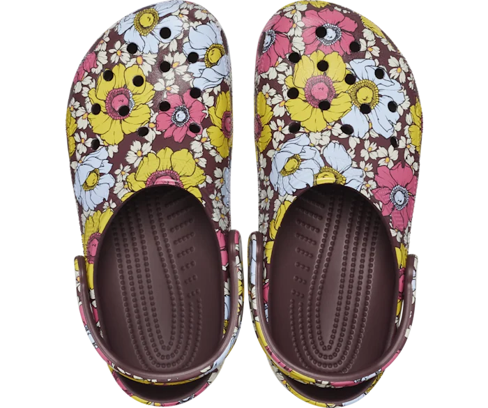 Crocs Classic Retro Floral Clog Dark Cherry – GR8 Gear