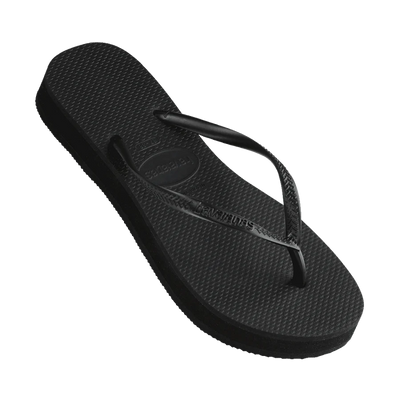 Havaianas Slim Platform Black Jandals Gr8 Gear NZ