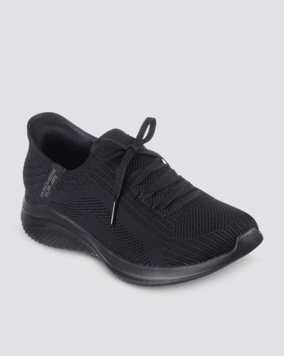 Skechers Slip Ins Ultra Flex 3.0 Brilliant path Black/Black Gr8Gear NZ