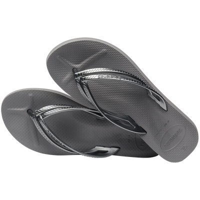 Havaianas Wedges Steel Grey Platform Jandals