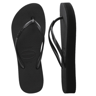 Havaianas Slim Platform Black Jandals Gr8 Gear NZ