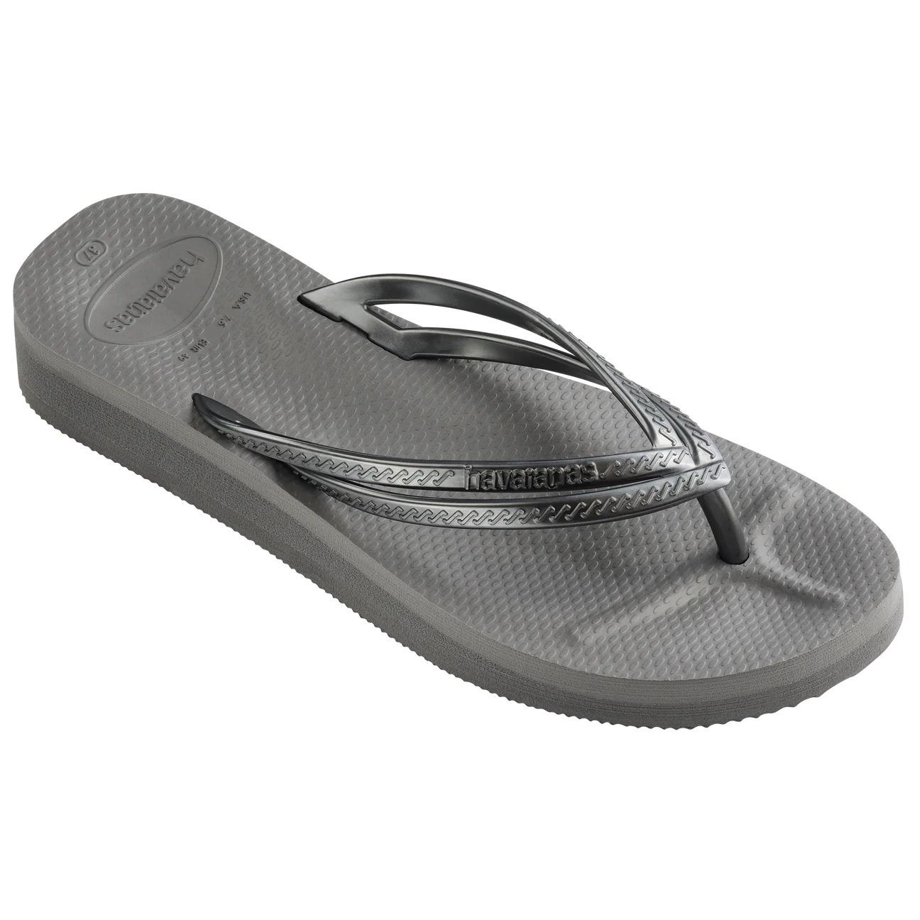 Havaianas Wedges Steel Grey Platform Jandals Gr8 Gear NZ