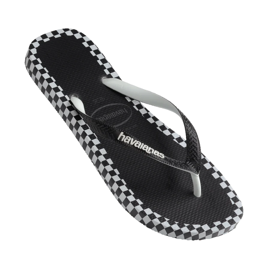 Havaianas Top Checkmate Black Jandal Gr8 Gear NZ