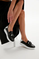 Alfie & Evie Mafia Black Lather Slip On Gr8 Gear NZ