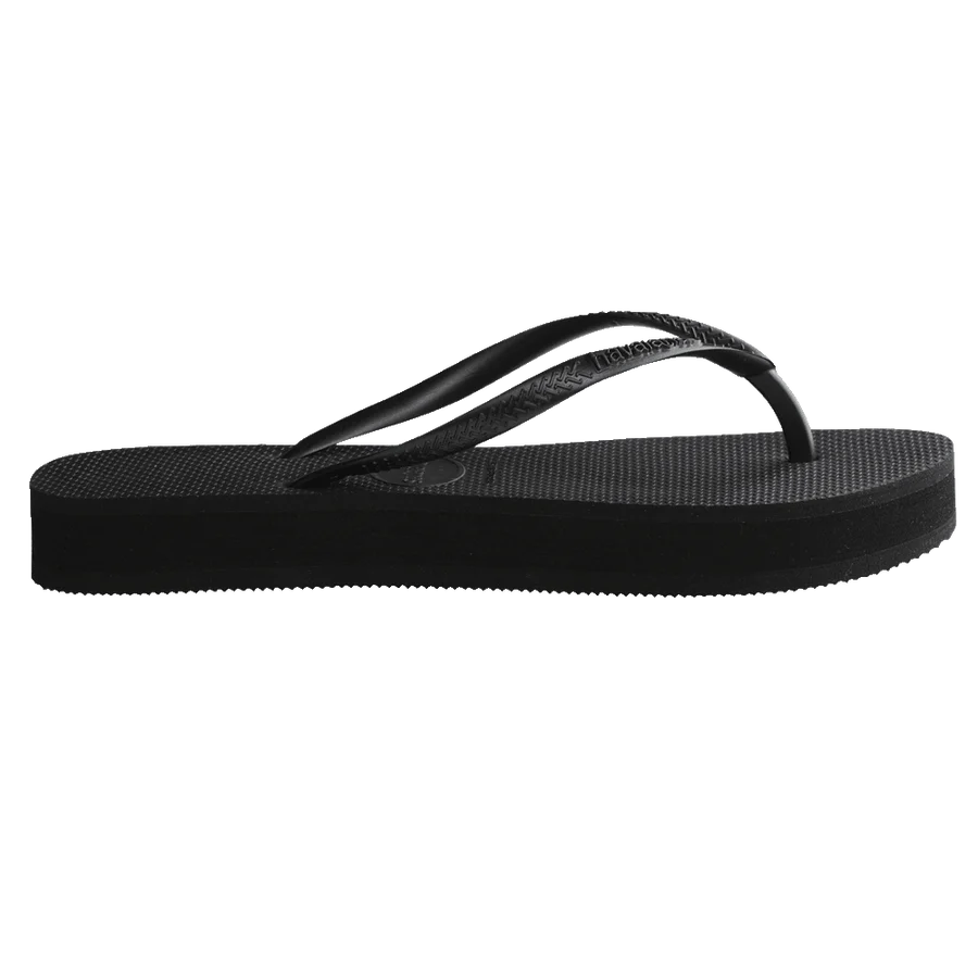 Havaianas Slim Platform Black Jandals Gr8 Gear NZ