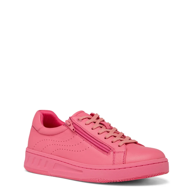 Hush Puppies Spin Leather Sneaker Hot Pink Gr8 Gear NZ