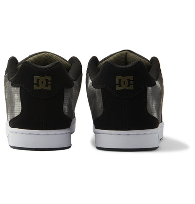 DC Net Black/Green Print Sneaker Gr8 Gear NZ