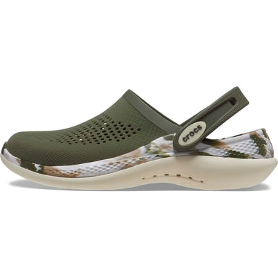 Crocs LiteRide 360 Marbled Clog Army Green Gr8 Gear NZ