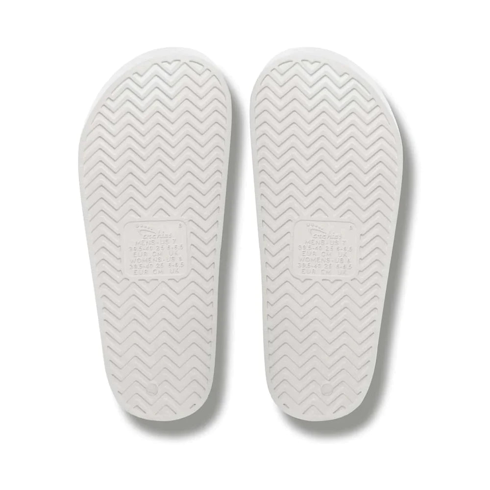 Archies Arch Support Slides White Gr8 Gear NZ