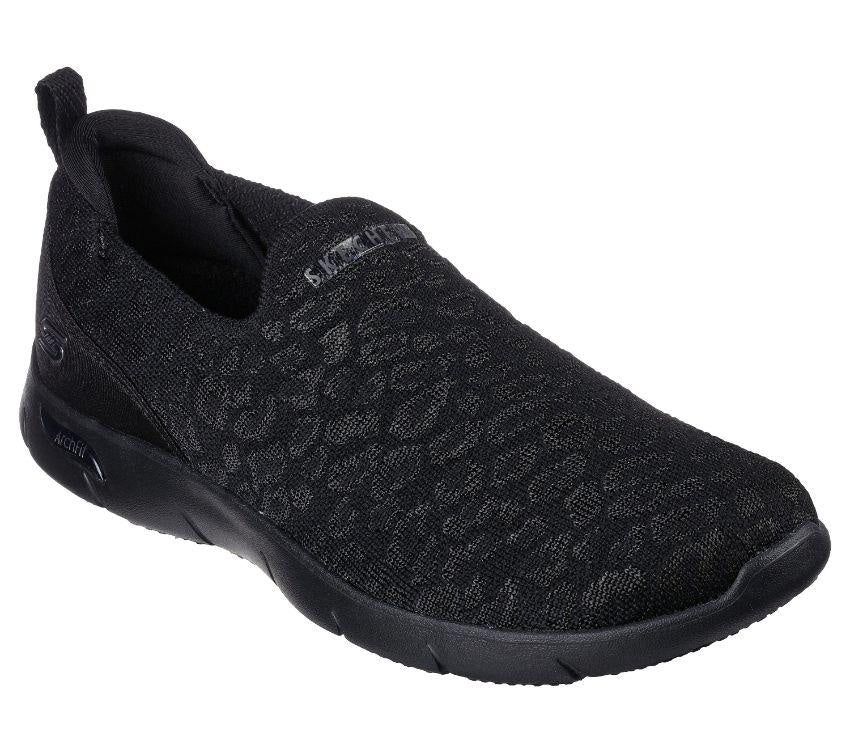 Skechers Arch Fit Refine Black/Black - unique Doll Gr8 Gear  NZ