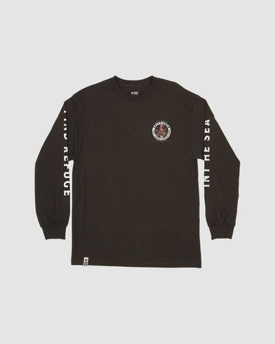 Salty Crew Deep Reach L/S Tee Black Gr8 Gear NZ