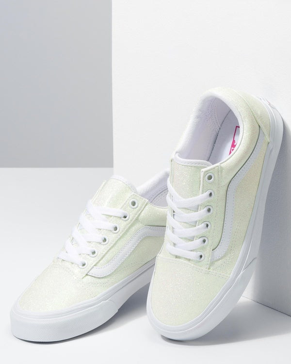 Vans Old Skool (UV Glitter) Pink/White