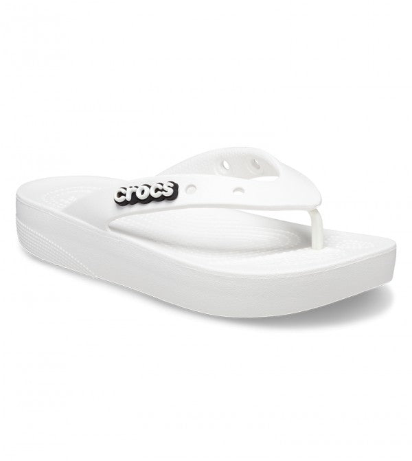 Crocs Classic Platform Flip White Jandal