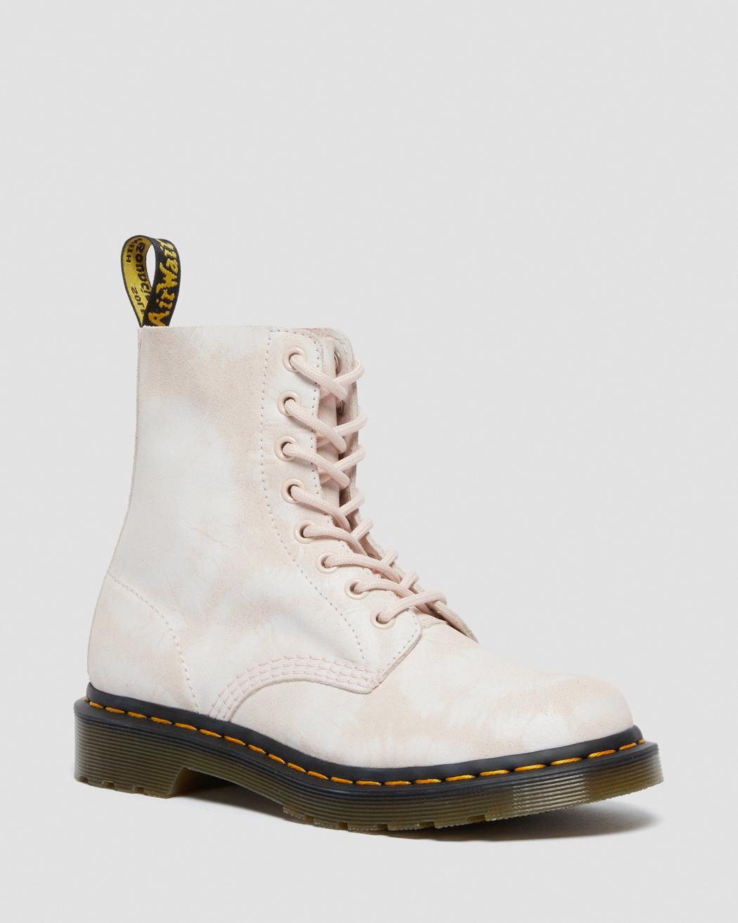 Dr Martens 1460 Pascal  Tie Dye Pink/White Boot