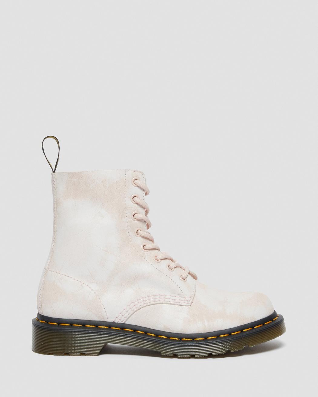 Dr Martens 1460 Pascal  Tie Dye Pink/White Boot