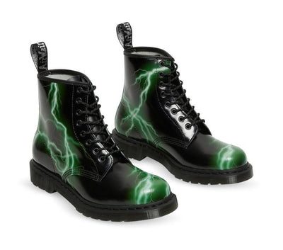 Dr Martens 1460 Flash 8 Eye Black/Green Boot