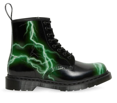 Dr Martens 1460 Flash 8 Eye Black/Green Boot