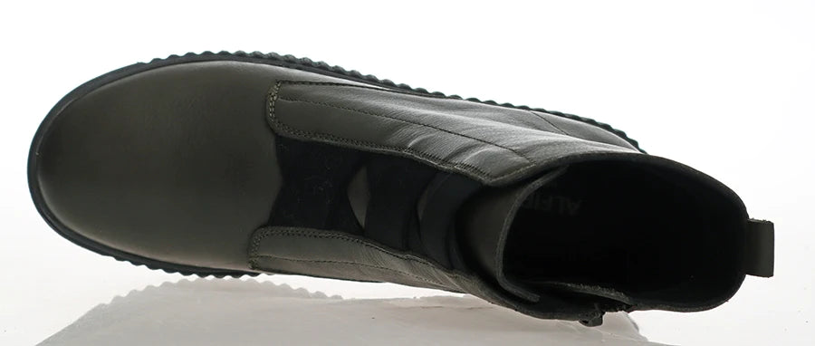 Alfie & Evie Date Khaki Leather Boot Gr8 Gear NZ