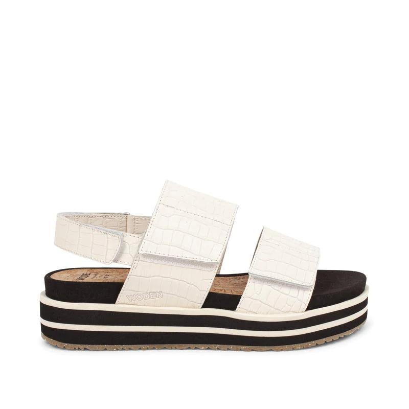 Woden Saga Off White Sandal