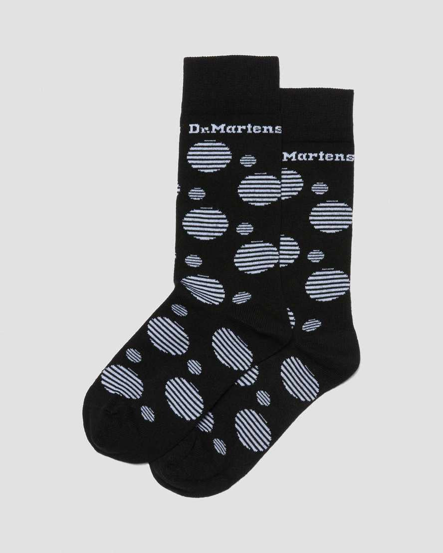 Dr Martens Polka Dot Socks - Black