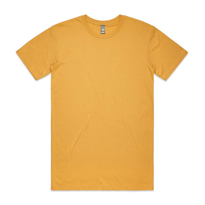 AS Colour Staple Short Sleeve Tee Gr8 Gear NZ Mustard