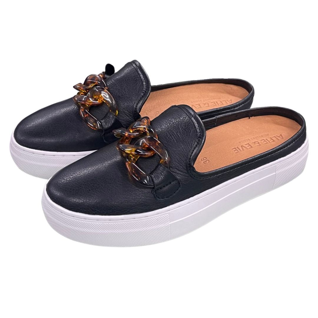 Alfie & Evie Matey Black Mule