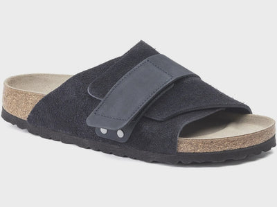 Birkenstock Kyoto Soft Suede & Nubuck Midnight Slide Gr8 Gear NZ