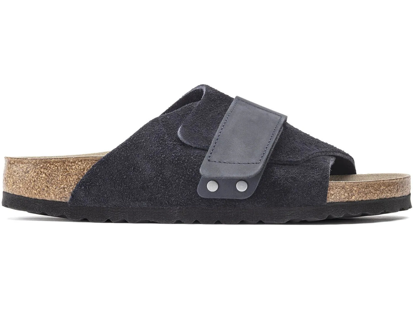 Birkenstock Kyoto Soft Suede & Nubuck Midnight Slide Gr8 Gear NZ