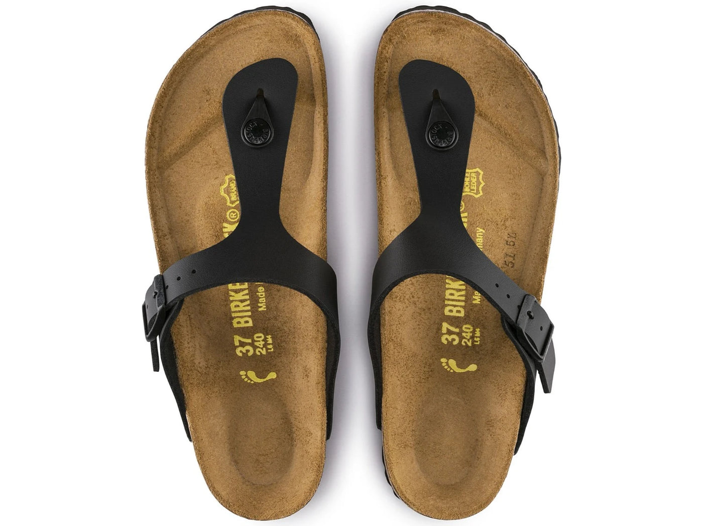 BIRKENSTOCK Gizeh Black Birko-flor Gr8 Gear NZ