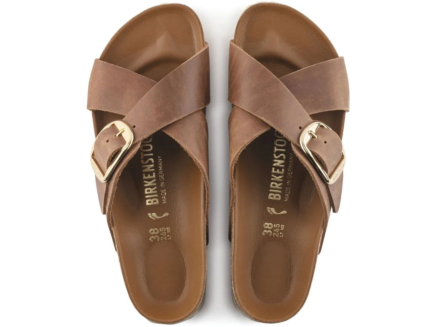 BIRKENSTOCK Siena Cognac Big Buckle Gr8 Gear NZ