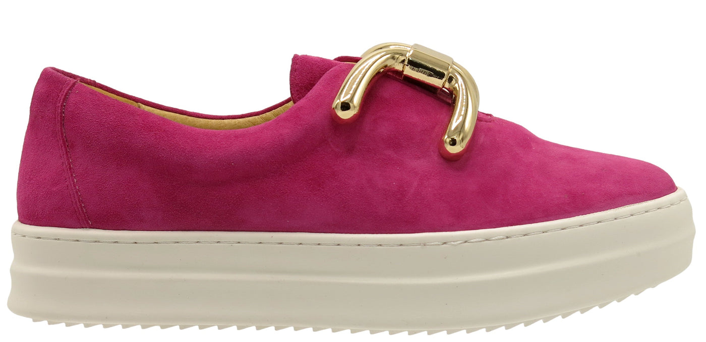 Gelato Bianca Hot Pink Suede Shoe Gr8 Gear NZ