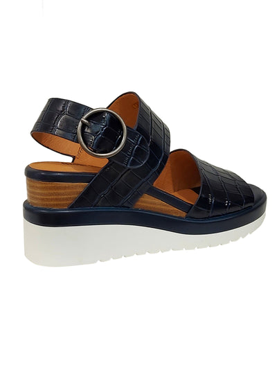 Belle Scarpe Rainton Sandal  Navy Croc.