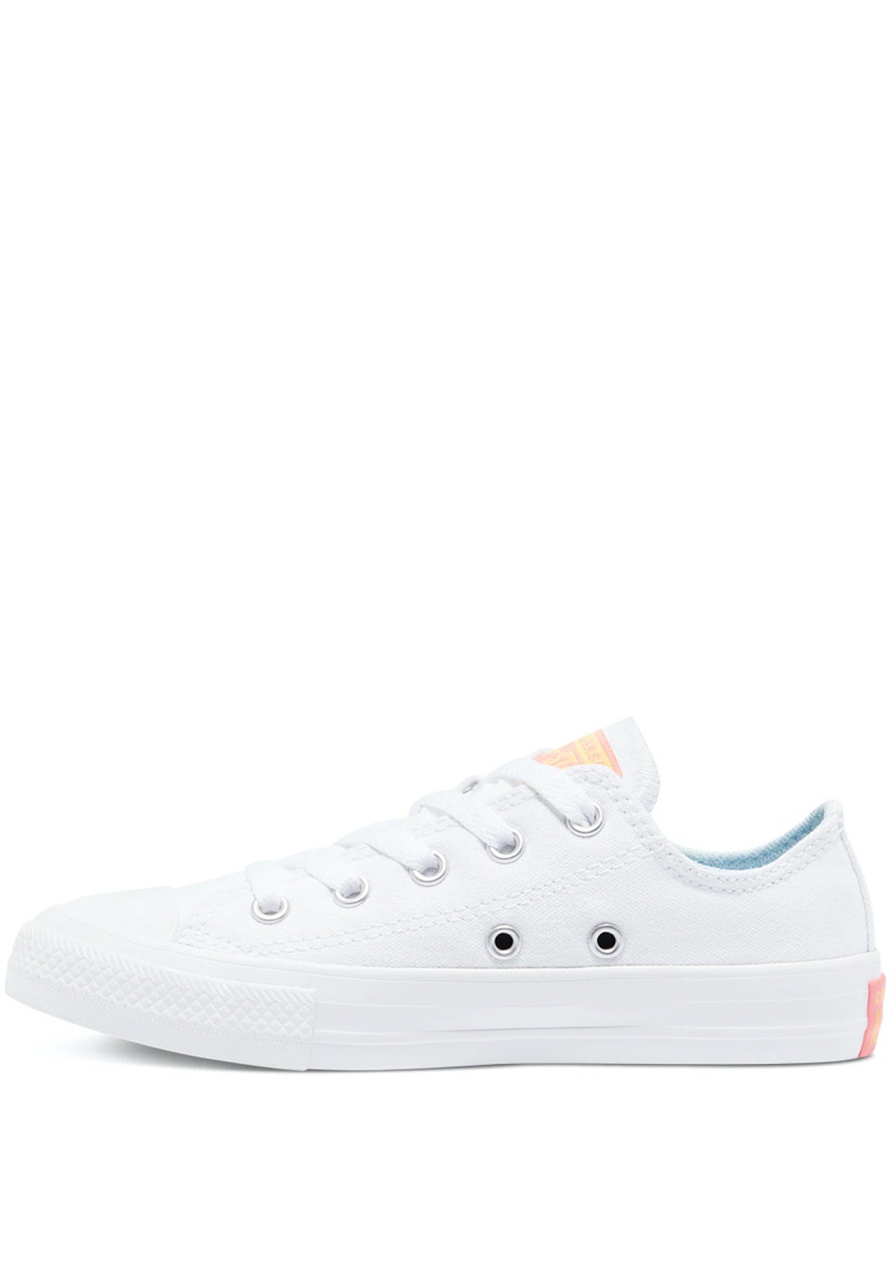 Converse Low Kids White/Blue/Pink SunFace