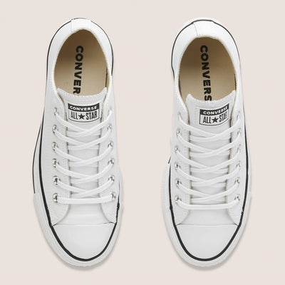 Converse Chuck Taylor Lift Platform Low Leather White