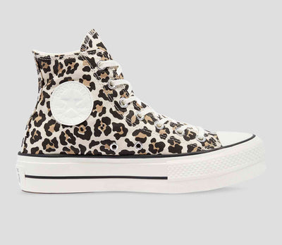 Converse Chuck Taylor Lift Platform High Top Leopard Print