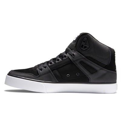 DC Pure High-Top Black/Black/White