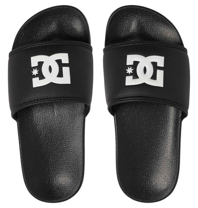 DC Slides Black/White Kids