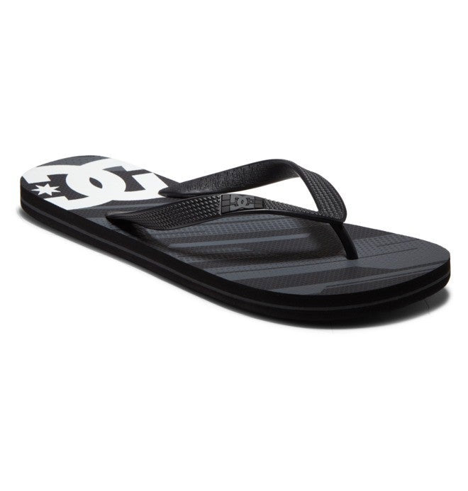 DC Spray Jandal Black/Black/Grey