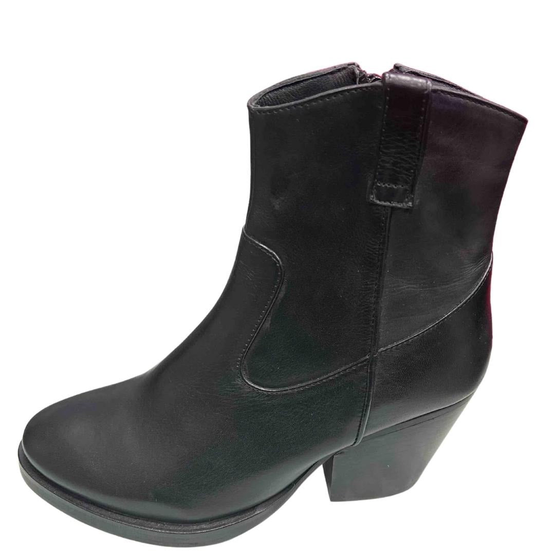 EOS Vander black leather boot