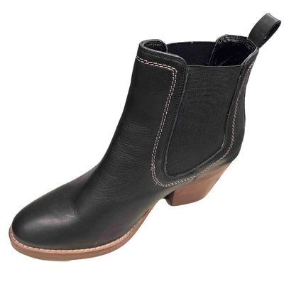 EOS Vanp black leather boot