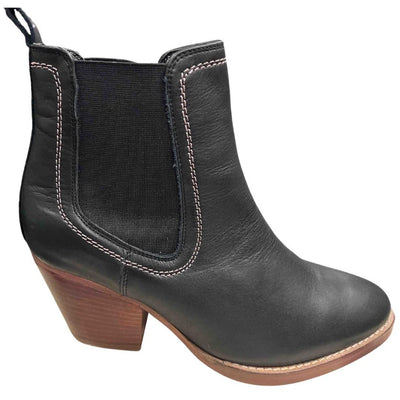 EOS Vanp black leather boot