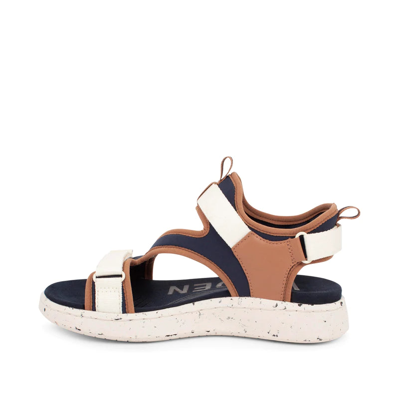 Woden Emilie Navy Sandal